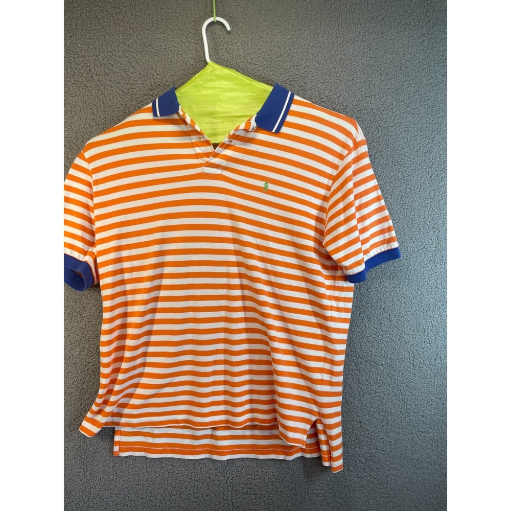 VTG Tommy Hilfiger Mens  Striped Polo 2XL  preppy casual‎
